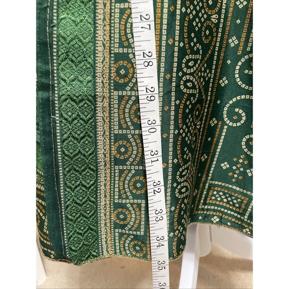 Junglee Billee Wrap Skirt Reversible Layered Boho Indian Free Size Fits Most NWT - Picture 9 of 12